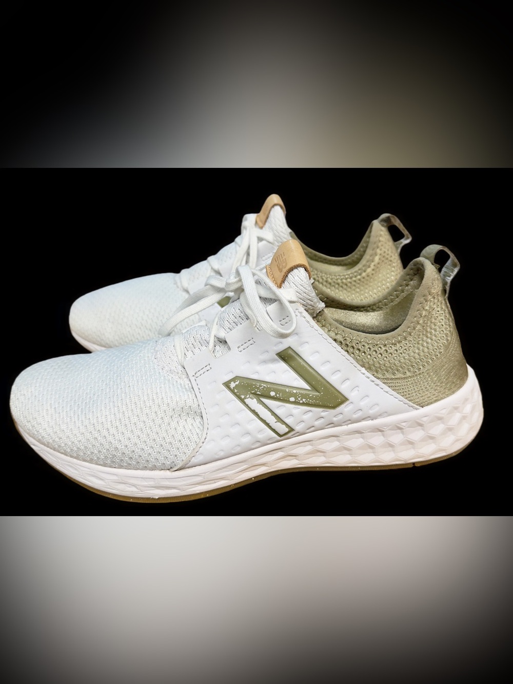 New Balance Fresh Foam Cruz v1 Reissue Camo Olive White Sneakers Size 10.5